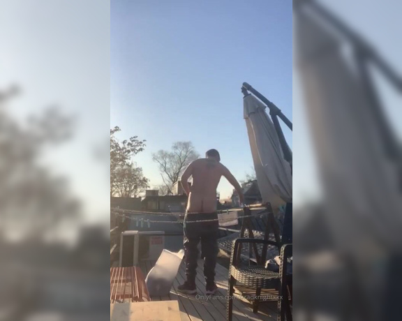 Brad Knight aka bradknightxxx - 02-23-2020 OnlyFans Video - Naked on the roof  Part 13