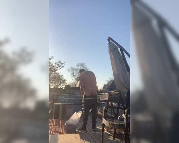 Brad Knight aka bradknightxxx - 02-23-2020 OnlyFans Video - Naked on the roof  Part 13