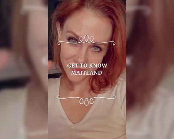 Maitland Ward aka maitlandward - 08-26-2019 OnlyFans Video - I am having so much fun getting to know my fans Thank you so much