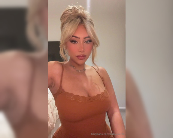 Bxbyvioletx aka bxbyvioletx - 09-02-2023 OnlyFans Video - POV My date night outfit, but I wanna show you what my dress is hiding