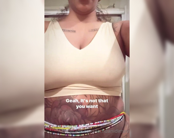 Dani Dimes aka iamdanidimes - 03-28-2023 OnlyFans Video - Let me strip for you