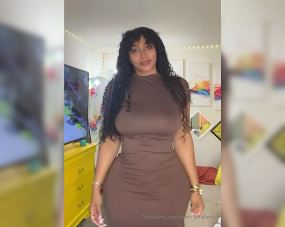 Dani Dimes aka iamdanidimes - 10-16-2024 OnlyFans Video - So much ass and titties trying to fit into this sundress