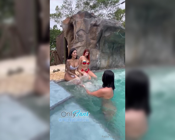 Paola Vega aka paolavegaoficial - 01-02-2024 OnlyFans Video - NEWRest day at the pool I end with a delicious threesome with my beautiful friends