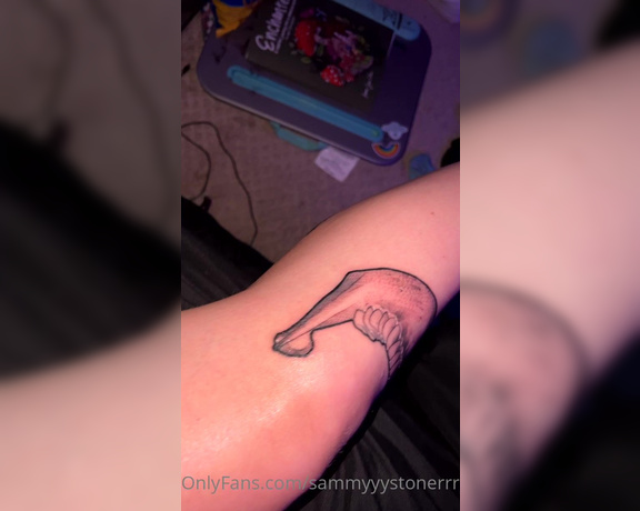 Sammy aka sammyyystonerrr - 06-06-2022 OnlyFans Video - new tattoos