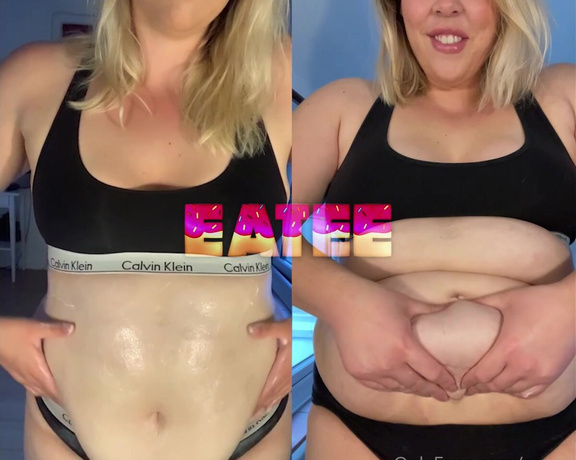 Eatee aka eatee - 12-11-2022 OnlyFans Video - So by my reckoning theres at least 50lbs weight difference between the girl on the left