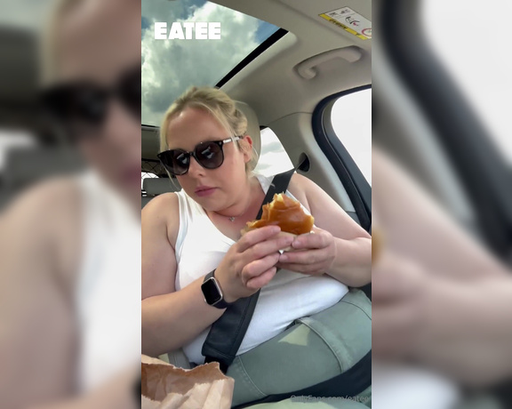 Eatee aka eatee - 05-07-2024 OnlyFans Video - I had a lunch date with a feeder girlfriend which got cancelled at last minute so