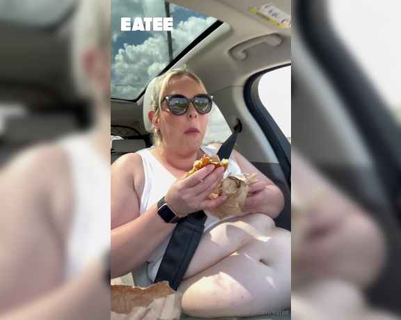 Eatee aka eatee - 05-07-2024 OnlyFans Video - I had a lunch date with a feeder girlfriend which got cancelled at last minute so