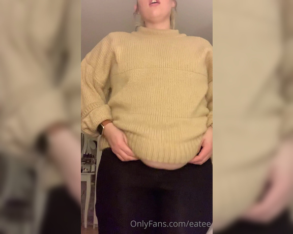 Eatee aka eatee - 12-20-2020 OnlyFans Video - Working on my belly dancing but just turns to belly play cause, well, how could anyone