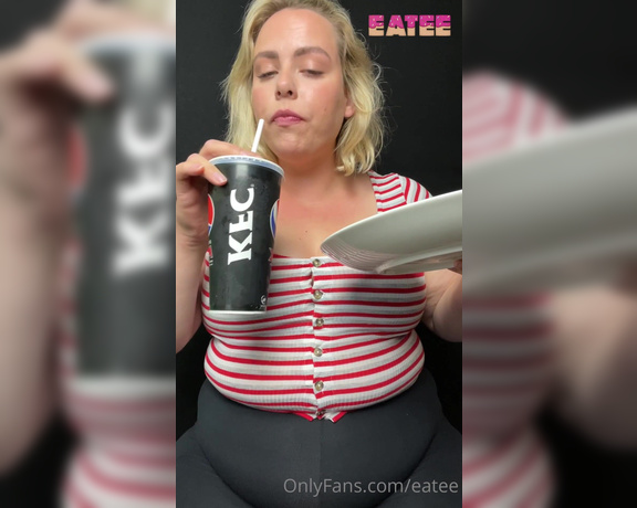 Eatee aka eatee - 06-07-2022 OnlyFans Video - HERE WE GO  I guess this is more of an eating video than a stuffing