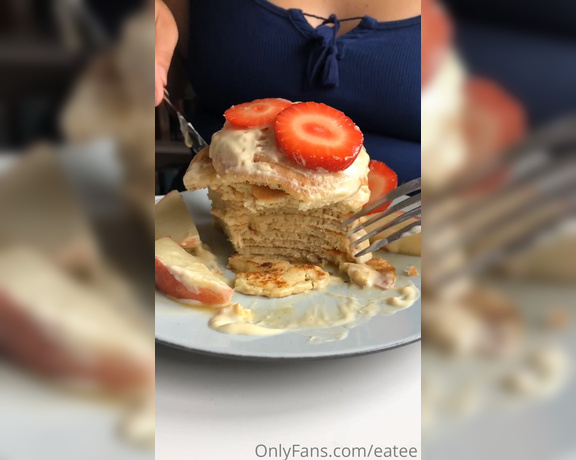 Eatee aka eatee - 08-12-2020 OnlyFans Video - 12 pancakes Easy  Might have some more for brunch