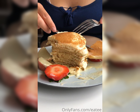 Eatee aka eatee - 08-12-2020 OnlyFans Video - 12 pancakes Easy  Might have some more for brunch