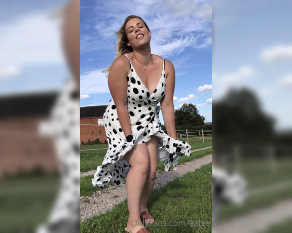 Eatee aka eatee - 08-21-2020 OnlyFans Video - PART ONE _ DAIRY FARMING _ My new dress makes me feel like a big,