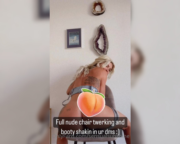 Sunshine999 aka sensualsunshine - 07-10-2022 OnlyFans Video - Some naked booty chair twerking in ur dms hehehe  if u missed it go to