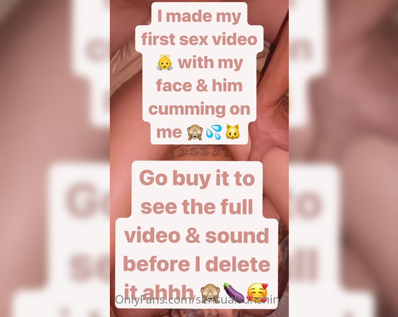 Sunshine999 aka sensualsunshine - 08-07-2023 OnlyFans Video - 1st ever SEX VIDEO w my FACE  I made my first ever sex vid