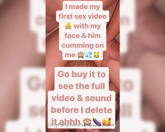 Sunshine999 aka sensualsunshine - 08-07-2023 OnlyFans Video - 1st ever SEX VIDEO w my FACE  I made my first ever sex vid