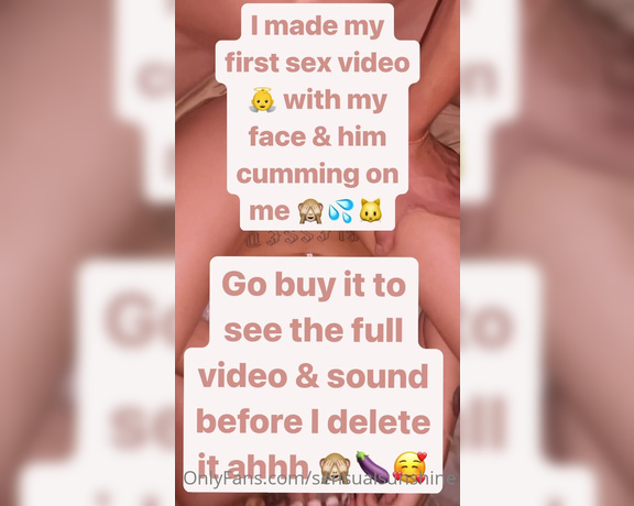 Sunshine999 aka sensualsunshine - 08-07-2023 OnlyFans Video - 1st ever SEX VIDEO w my FACE  I made my first ever sex vid