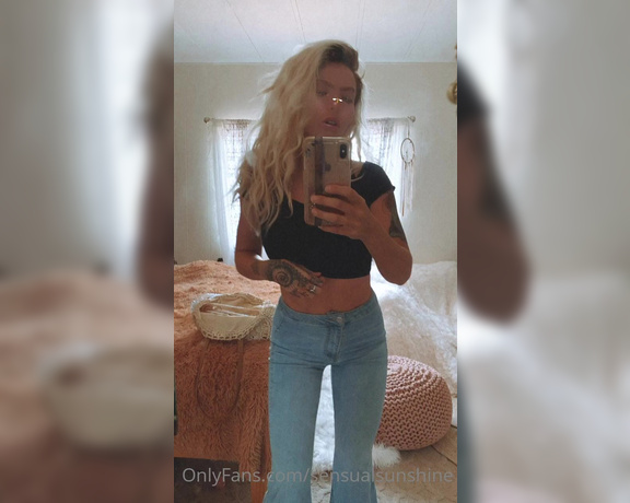 Sunshine999 aka sensualsunshine - 09-14-2020 OnlyFans Video - Blue jeans