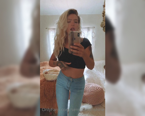 Sunshine999 aka sensualsunshine - 09-14-2020 OnlyFans Video - Blue jeans