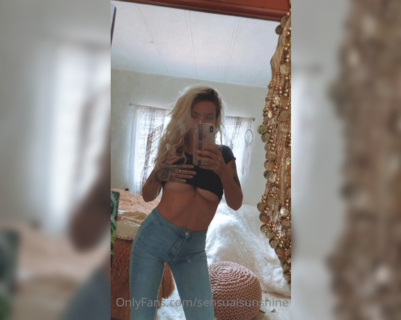 Sunshine999 aka sensualsunshine - 09-14-2020 OnlyFans Video - Blue jeans