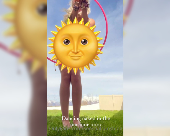 Sunshine999 aka sensualsunshine - 06-22-2023 OnlyFans Video - Full Nude Hula Hooping in ur dms unlock if u want more naked dancing videos_3hay