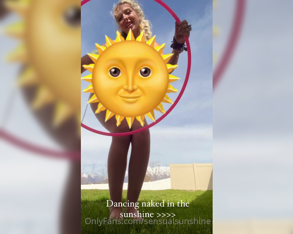 Sunshine999 aka sensualsunshine - 06-22-2023 OnlyFans Video - Full Nude Hula Hooping in ur dms unlock if u want more naked dancing videos_3hay