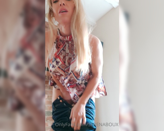 Serena Boux aka serenaboux - 03-08-2022 OnlyFans Video - Would you be able to keep your cock in your pants if I were to strip