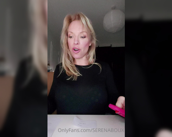 Serena Boux aka serenaboux - 02-06-2023 OnlyFans Video - Vid call raffle winner draw  This was the original raffle  httpsonlyfans