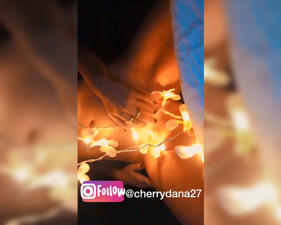 Cherrydana aka cherrydana27 - 08-15-2017 OnlyFans Video - Because a naked girl rolling around wearing lights is HOT  Did you like what i