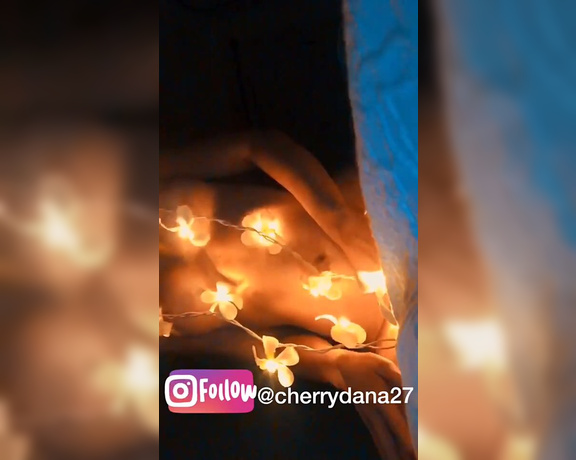 Cherrydana aka cherrydana27 - 08-15-2017 OnlyFans Video - Because a naked girl rolling around wearing lights is HOT  Did you like what i