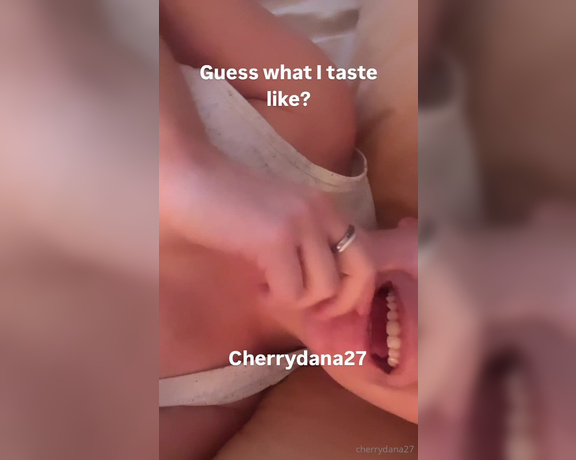 Cherrydana aka cherrydana27 - 05-01-2024 OnlyFans Video - Check your msgs for the rest  Video Id spitflickandcum