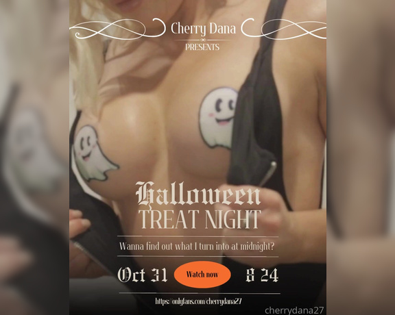 Cherrydana aka cherrydana27 - 10-28-2024 OnlyFans Video - Happy Halloween  do you want to check my panties for a treat Tip 5 and