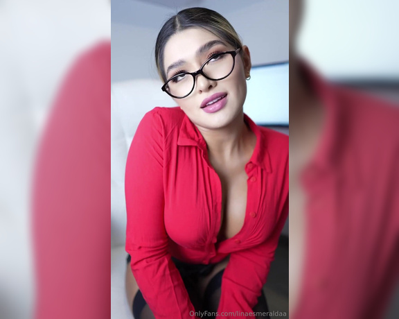 Lina Esmeralda aka linaesmeraldaa - 05-14-2024 OnlyFans Video - Being your secretary to obey you and please you , its my best job  enjoying