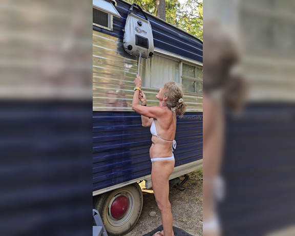 Classy Hot Babe aka sheswitme - 08-23-2024 OnlyFans Video - Outdoor shower started this way lol