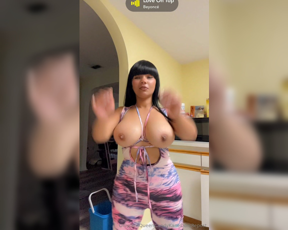 Candy Kane aka queencandykane - 05-21-2024 OnlyFans Video - I thought you would love my boobs in and outta this outfit