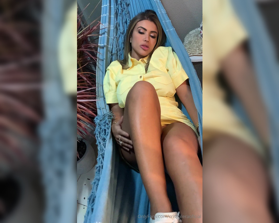 Cris Galera aka crisgaleraoficial - 07-03-2024 OnlyFans Video - I love showing off Would you eat me really tasty in this hammock, my love