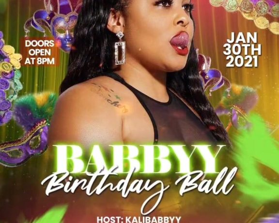 Kalibabbyy aka kalibabbyy - 01-05-2021 OnlyFans Video - Come out and support or just purchase tickets when they go on sell tomorrow