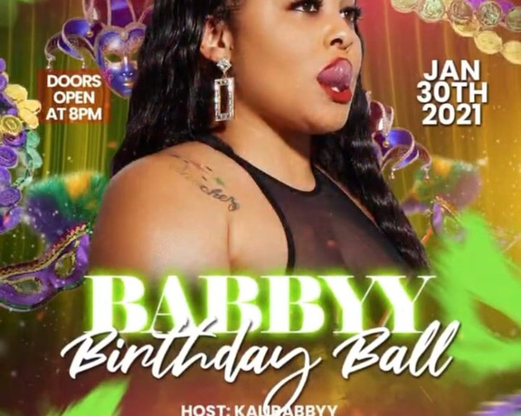 Kalibabbyy aka kalibabbyy - 01-05-2021 OnlyFans Video - Come out and support or just purchase tickets when they go on sell tomorrow