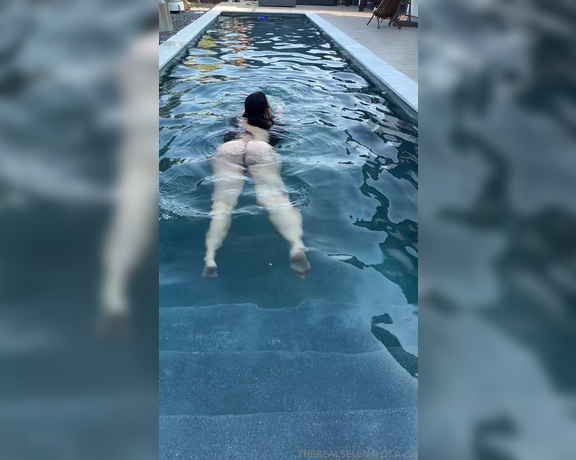 Selena Loca aka therealselenaloca - 10-14-2023 OnlyFans Video - Come swim with my naked self   full pregnant belly underwater that you cant see