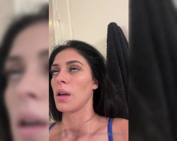 Camilla Araujo aka camilla.araujo - 03-24-2024 OnlyFans Video - lmao i came here to fuck him but the dick is WEAKKK idk should I give