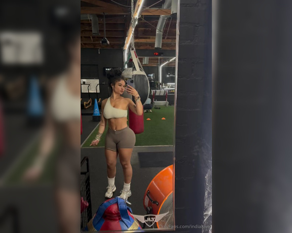 India Love aka indialove - 09-25-2024 OnlyFans Video - would you like to see me with my gym clothes off