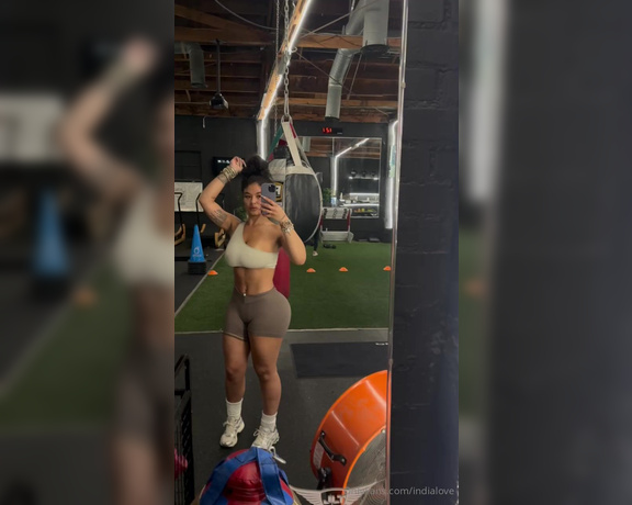 India Love aka indialove - 09-25-2024 OnlyFans Video - would you like to see me with my gym clothes off