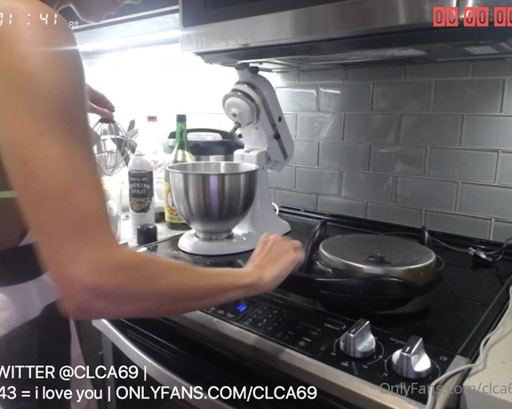 Christy Love aka clca69 - 02-11-2021 OnlyFans Video - Christy Making Waffles