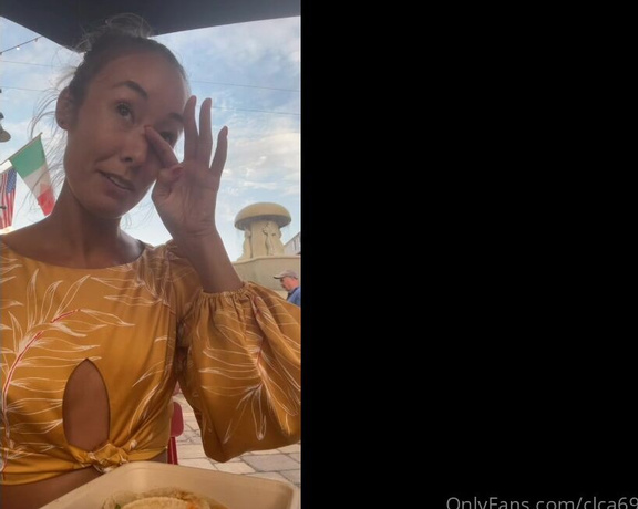 Christy Love aka clca69 - 07-28-2021 OnlyFans Video - Eating tacos