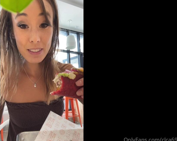 Christy Love aka clca69 - 10-01-2021 OnlyFans Video - Mukbang time Trying a new restaurant called Vibe organic Kitchen amp Juice  34255 Pacific Coast