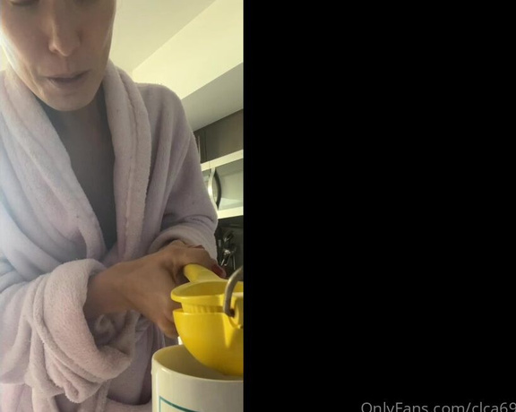 Christy Love aka clca69 - 11-23-2021 OnlyFans Video - Behind the scenes of Christy Love What I drink every morning when I wake up