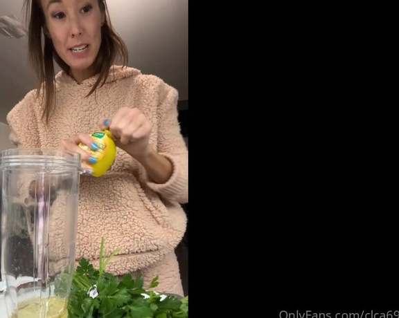 Christy Love aka clca69 - 01-11-2022 OnlyFans Video - Making a new vegan dish