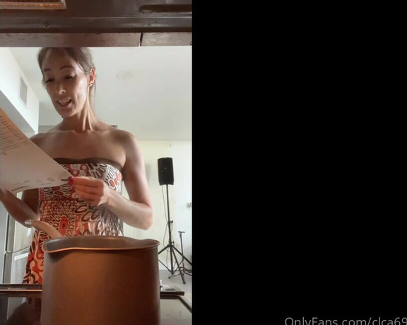 Christy Love aka clca69 - 10-04-2022 OnlyFans Video - Cooking with Christy Love_k36r