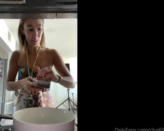 Christy Love aka clca69 - 09-27-2022 OnlyFans Video - Cooking with Christy Love_iwup