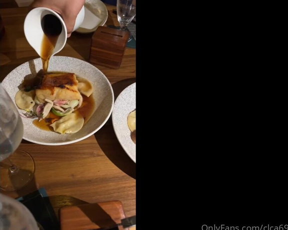 Christy Love aka clca69 - 10-13-2022 OnlyFans Video - What an amazing restaurant that you must visit The ambiance amazing The food amazing The presentation