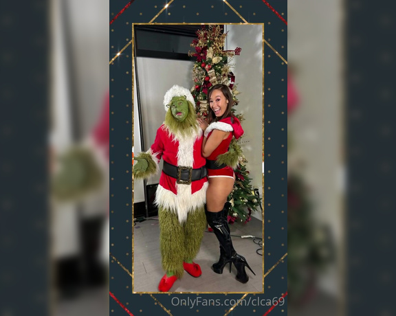 Christy Love aka clca69 - 12-24-2022 OnlyFans Video - Had to have my fun with the grinch before Santa comes back from the long month